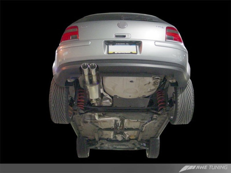 AWE Tuning Mk4 Golf and GTI Cat Back Performance Exhaust Dual Outlet