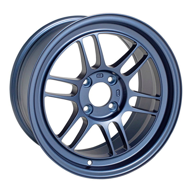 Enkei RPF1 15x8 4x100 28mm Offset 5 Hub Bore Matte Blue Wheel