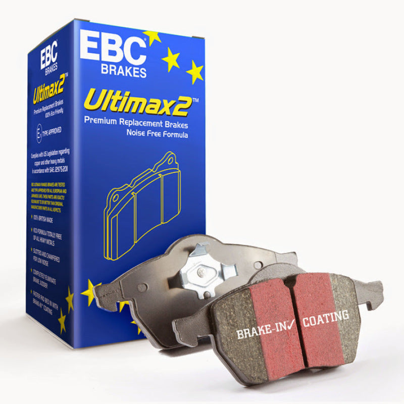 EBC 13+ Mercedes-Benz CLA250 2.0 Turbo Ultimax2 Rear Brake Pads