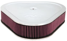 Load image into Gallery viewer, K&amp;N Triangle Air Cleaner Assembly - Red - Size 14in - 5.125in Neck Flange x 3in Height