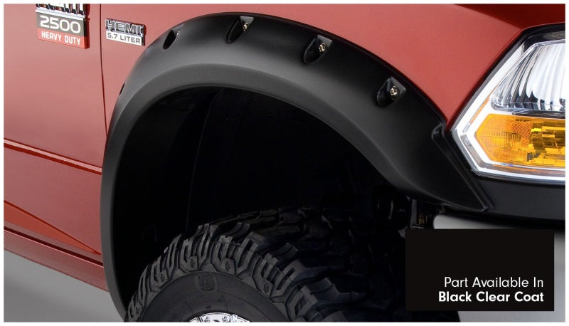 Bushwacker 16-18 Dodge Ram 2500 Fleetside Pocket Style Flares 4pc 76.3/98.3in Bed - Black CC