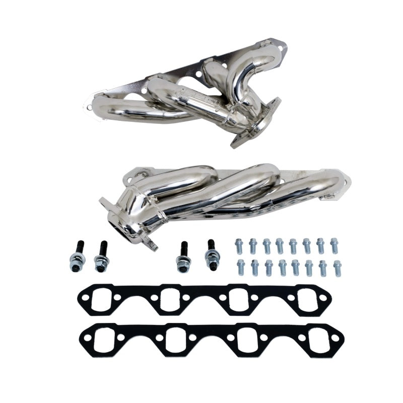 BBK 87-95 Ford F150 Truck 5.0 302 Shorty Unequal Length Exhaust Headers - 1-5/8 Chrome