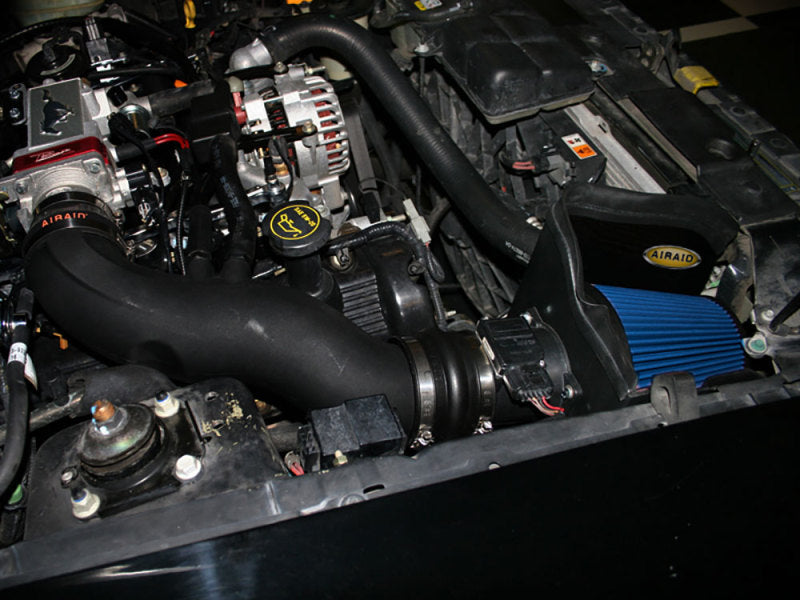 Airaid 99-04 Mustang GT MXP Intake System w/ Tube (Dry / Blue Media)