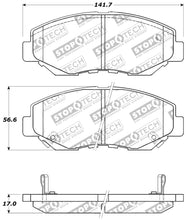 Load image into Gallery viewer, StopTech Performance 03-10 Honda Accord / 02-06 CR-V / 03-08 Pilot Front Brake Pads