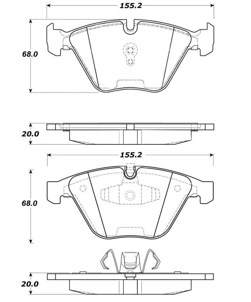 StopTech Street Touring Brake Pads