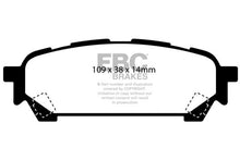 Load image into Gallery viewer, EBC 04-06 Saab 9-2X 2.0 Turbo Redstuff Rear Brake Pads