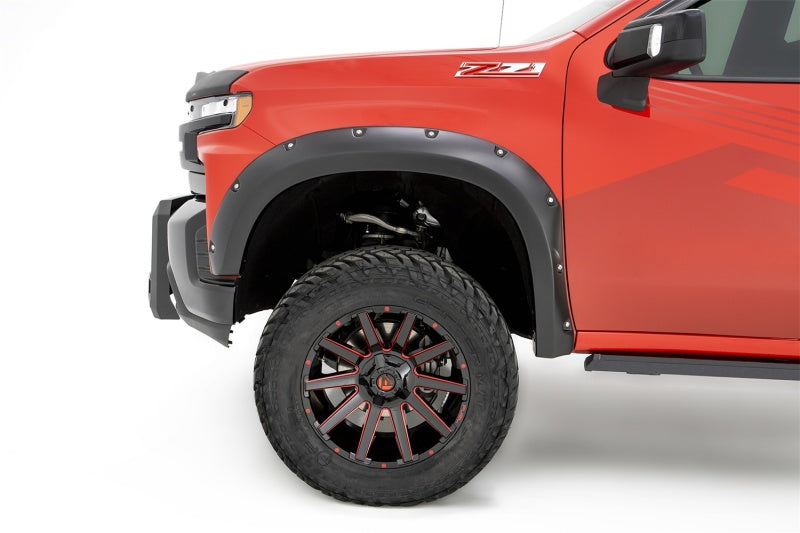 Bushwacker 2019 Chevrolet Silverado 1500 Pocket Style Flares 4pc - Black