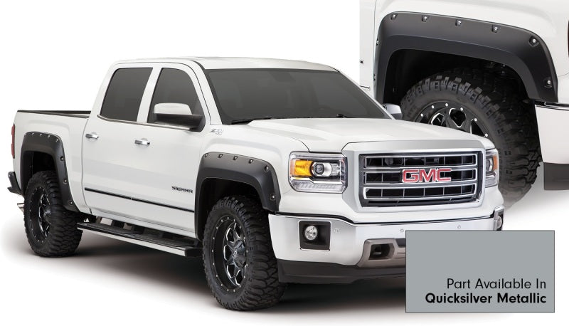 Bushwacker 15-15 GMC Sierra 1500 Pocket Style Flares 4pc - Quicksilver