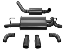 Load image into Gallery viewer, Corsa 18+ Jeep Wrangler JL 2.5in Dual Rear Exit Black Tips Touring Axle-Back Exhaust