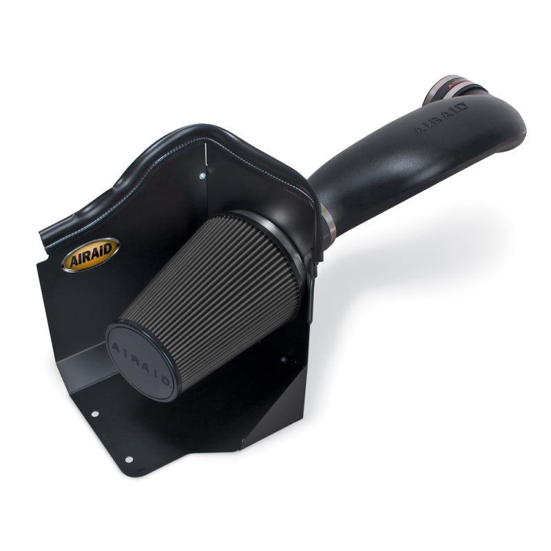 Airaid 2006 Chevy 4.8/5.3/6.0 (w/ Elec Fan/High Hood) CAD Intake System w/ Tube (Dry / Black Media)