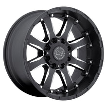 Load image into Gallery viewer, Black Rhino Sierra 18x9.0 8x165 ET12 CB 122.1 Gloss Black w/Milled Spokes Wheel