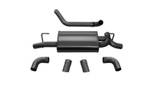 Load image into Gallery viewer, Corsa 18+ Jeep Wrangler JL 2.5in Dual Rear Turn Down Exit Black Sport Axle-Back Exhaust