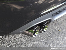 Load image into Gallery viewer, AWE Tuning Audi B8 A4 Touring Edition Exhaust - Quad Tip Polished Silver Tips