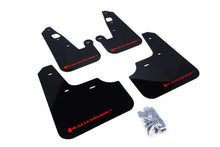 Load image into Gallery viewer, Rally Armor 2007+ Mitsubishi Lancer (doesnt fit Sportback) UR Black Mud Flap w/ Red Logo