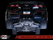 Load image into Gallery viewer, AWE Tuning 14-19 Chevy Corvette C7 Z06/ZR1 (w/o AFM) Touring Edition Axle-Back Exhaust w/Black Tips