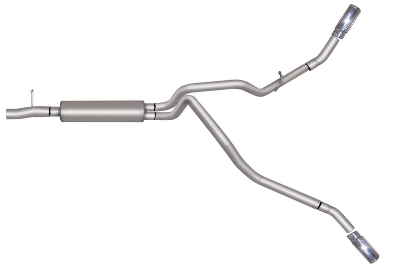 Gibson 08-09 Ford F-250 Super Duty FX4 5.4L 2.5in Cat-Back Dual Extreme Exhaust - Stainless