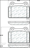 StopTech 08-15 Mitsubishi Evo X Street Performance Rear Brake Pads