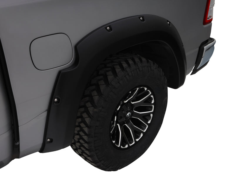 Bushwacker 2019 Ram 1500 Crew and Extended Cab Pocket Style Flares 4pc 5ft 6in & 6ft 4in Bed - Black