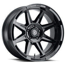 Load image into Gallery viewer, ICON Bandit 20x10 5x5 -24mm 4.5in BS 71.50mm Bore Gloss Black Wheel