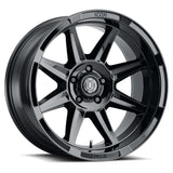 ICON Bandit 20x10 5x150 -24mm 4.5in BS 110.10mm Bore Gloss Black Wheel