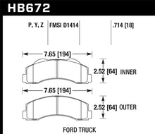 Load image into Gallery viewer, Hawk 10-11 Ford Expedition/F-150 SVT Raptor / 10-11 F-150 Performance Ceramic Front Street Brake Pad