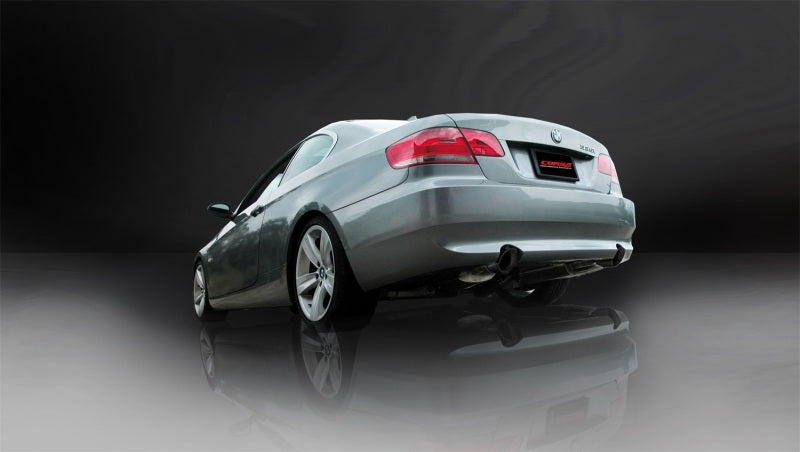 Corsa 07-12 BMW 335i Coupe E92 Black Sport Axle-Back Exhaust