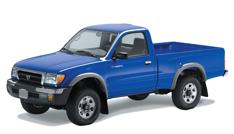 Bushwacker 95-04 Toyota Tacoma Fleetside Extend-A-Fender Style Flares 4pc w/ 4WD Only - Black