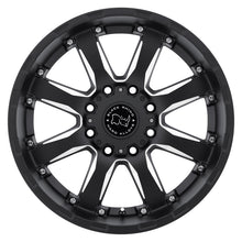 Load image into Gallery viewer, Black Rhino Sierra 18x9.0 8x165 ET12 CB 122.1 Gloss Black w/Milled Spokes Wheel