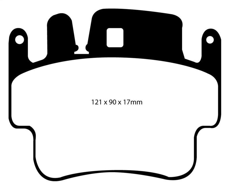 EBC 98-05 Porsche 911 (996) (Cast Iron Rotor only) 3.4 Carrera 2 Redstuff Front Brake Pads