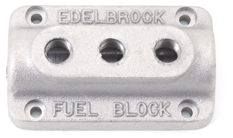 Edelbrock Fuel Block Triple As Cast