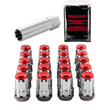 Load image into Gallery viewer, McGard SplineDrive Tuner 5 Lug Install Kit w/Tool (Cone) M12X1.5 / 13/16 Hex / 1.24in. L - Red Cap