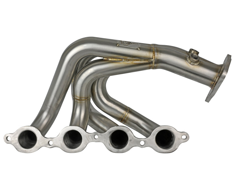 aFe Twisted 304SS Header 2020 Chevy Corvette (C8) 6.2L V8 - Brushed