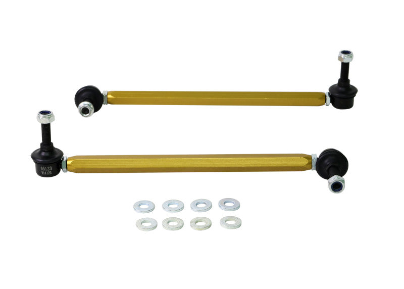 Whiteline 06/05+ Ford Focus LS / 05/09+ Mazda 3 BK Front Swaybar Link Kit H/Duty Adj Steel Ball