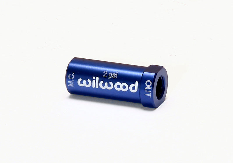 Wilwood Residual Pressure Valve - New Style - 2# / Blue