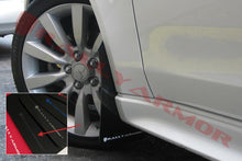 Load image into Gallery viewer, Rally Armor 2007+ Mitsubishi Lancer (doesnt fit Sportback) UR Black Mud Flap w/ Grey Logo