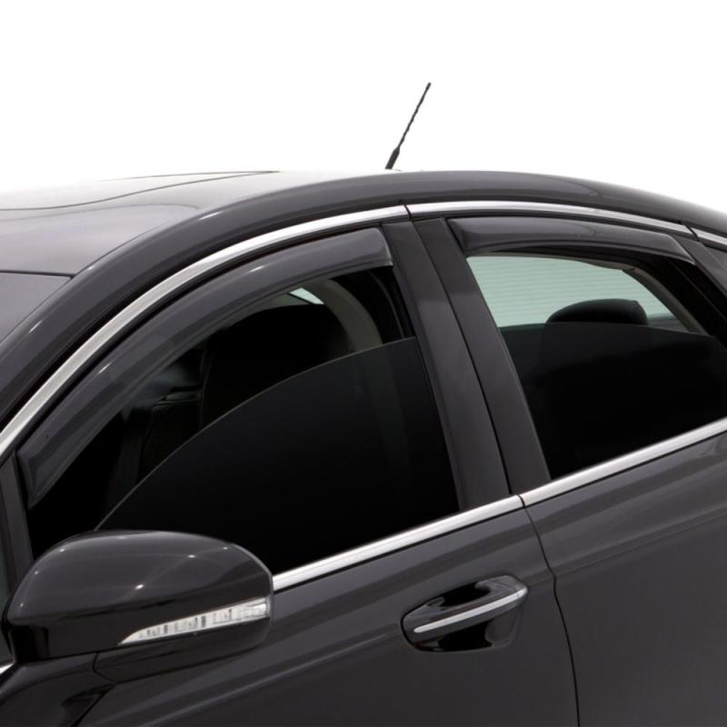 AVS 16-18 Mazda CX-3 Ventvisor In-Channel Front & Rear Window Deflectors 4pc - Smoke