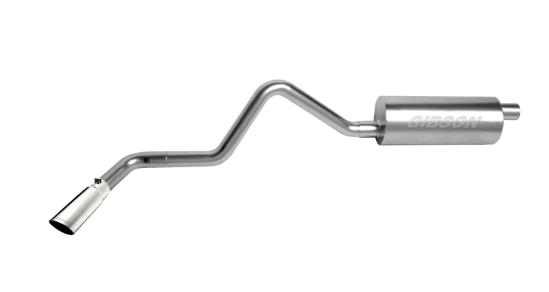 Gibson 87-93 Ford Bronco Custom 5.0L 3in Cat-Back Single Exhaust - Stainless