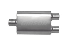 Load image into Gallery viewer, Gibson CFT Superflow Center/Dual Oval Muffler - 4x9x13in/2.25in Inlet/2.25in Outlet - Stainless