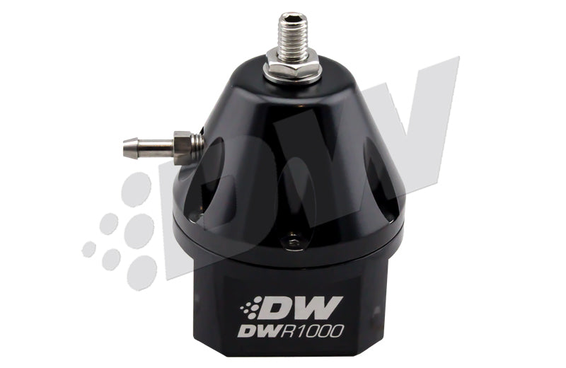 DeatschWerks DWR1000 Adjustable Fuel Pressure Regulator - Black