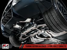 Load image into Gallery viewer, AWE Tuning 14-19 Chevy Corvette C7 Z06/ZR1 (w/o AFM) Track Edition Axle-Back Exhaust w/Chrome Tips