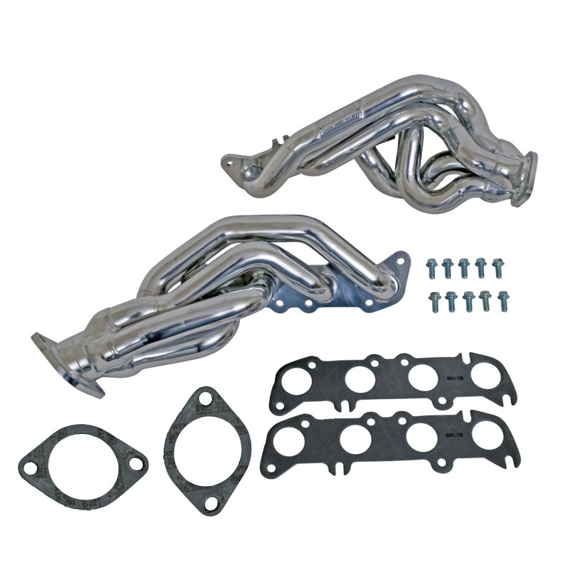 BBK 11-14 Mustang GT Shorty Tuned Length Exhaust Headers - 1-5/8 Silver Ceramic