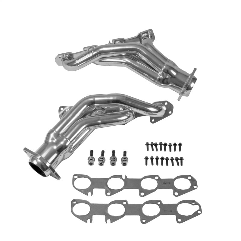 BBK 05-10 Dodge Hemi 6.1L Shorty Tuned Length Exhaust Headers - 1-7/8in Silver Ceramic