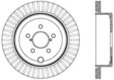 StopTech Power Slot 13 Scion FR-S / 13 Subaru BRZ Rear Left Slotted Rotor