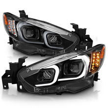 Load image into Gallery viewer, ANZO 2014-2015 Mazda 6 Projector Headlights w/ Plank Style Design Black