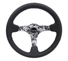 Load image into Gallery viewer, NRG Reinforced Steering Wheel (350mm / 3in. Deep) Blk Leather w/Hydrodipped Digi-Camo Spokes