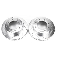 Load image into Gallery viewer, Power Stop 05-12 Ford F-250 Super Duty Front Evolution Drilled &amp; Slotted Rotors - Pair