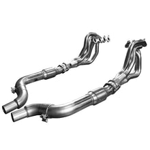 Load image into Gallery viewer, Kooks 15+ Mustang 5.0L 4V 1 7/8in x 3in SS Headers w/ Green Catted OEM Connection Pipe