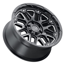 Load image into Gallery viewer, Black Rhino Hollister 17x9.5 6x139.7 ET-18 CB 112.1 Gloss Black w/Milled Spoke Wheel