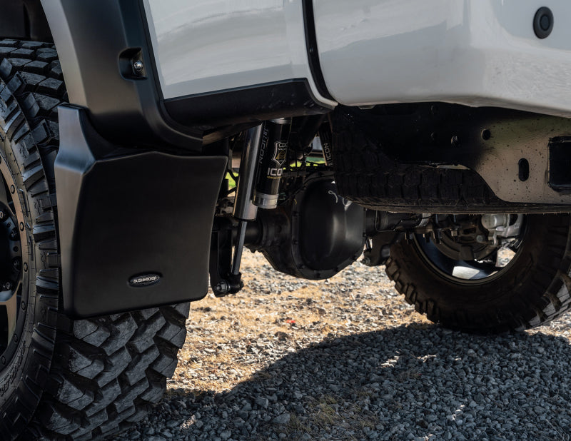 Bushwacker 2019 Ram 1500 Trail Armor Rear Mud Flaps (Fits Pocket Style Flares)