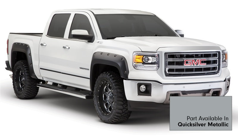 Bushwacker 15-15 GMC Sierra 1500 Pocket Style Flares 4pc - Quicksilver